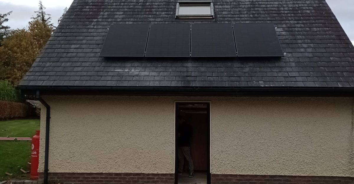 Residential PV solar panels
