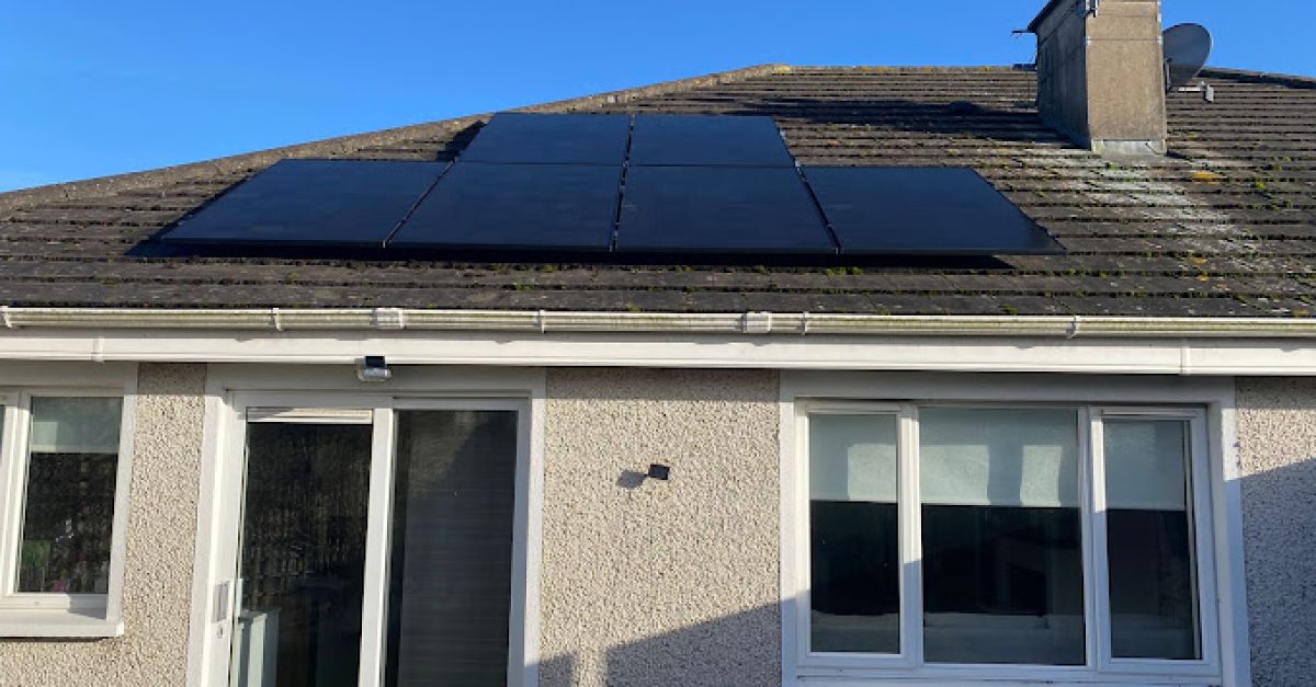 A professional domestic solar panel