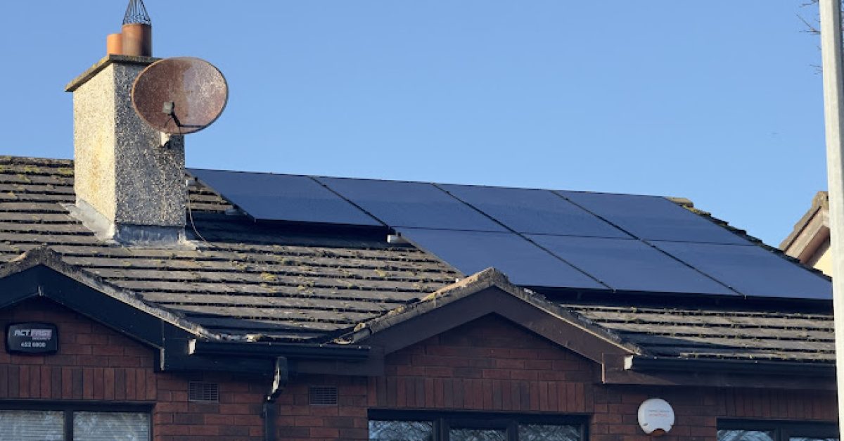 Modern residential solar panel