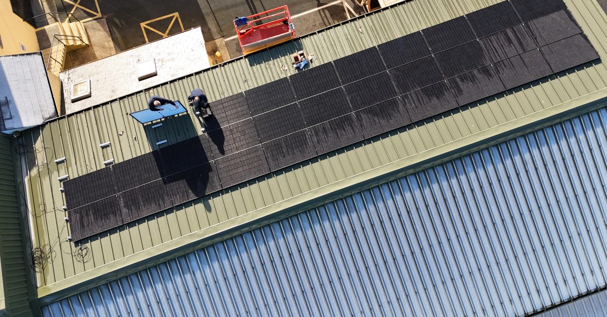 Professional solar installers