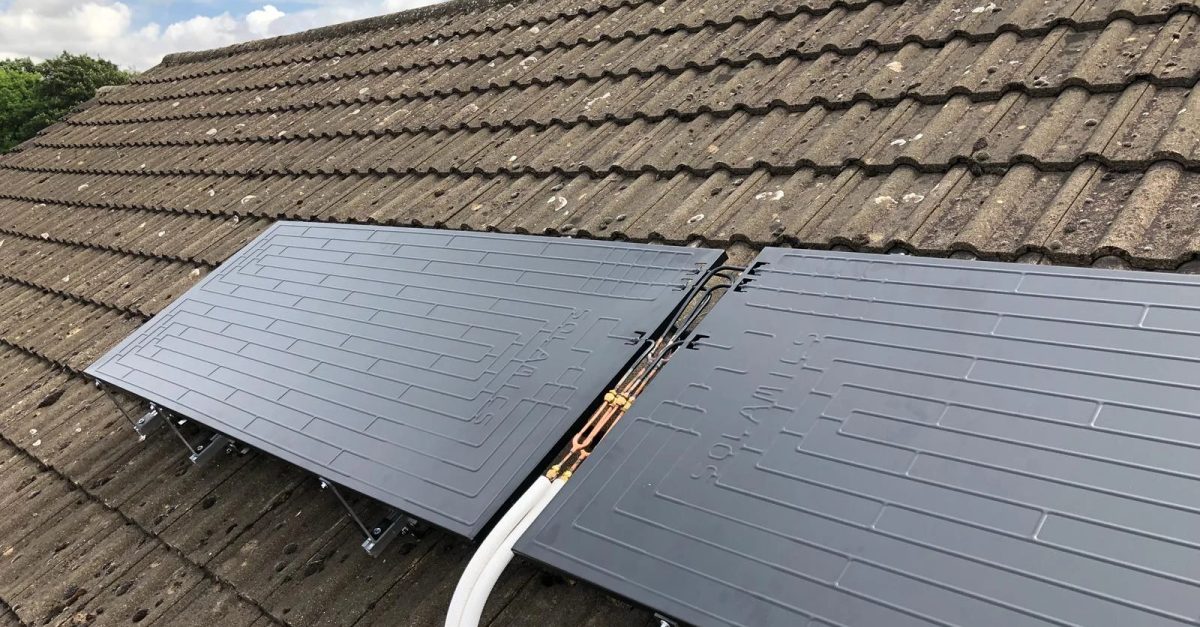 Modern, slim infrared heating panels