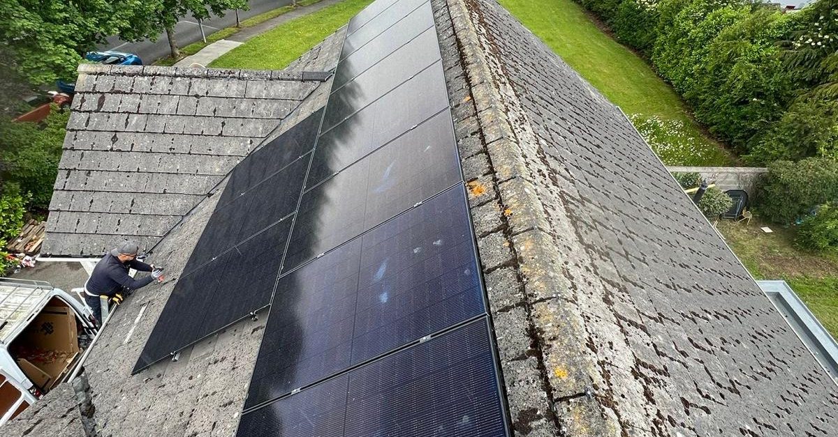 solar panel install